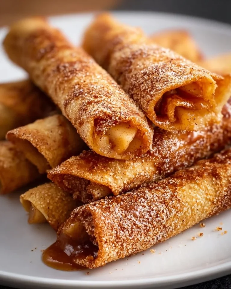 Crispy air fryer apple pie taquitos served with caramel sauce