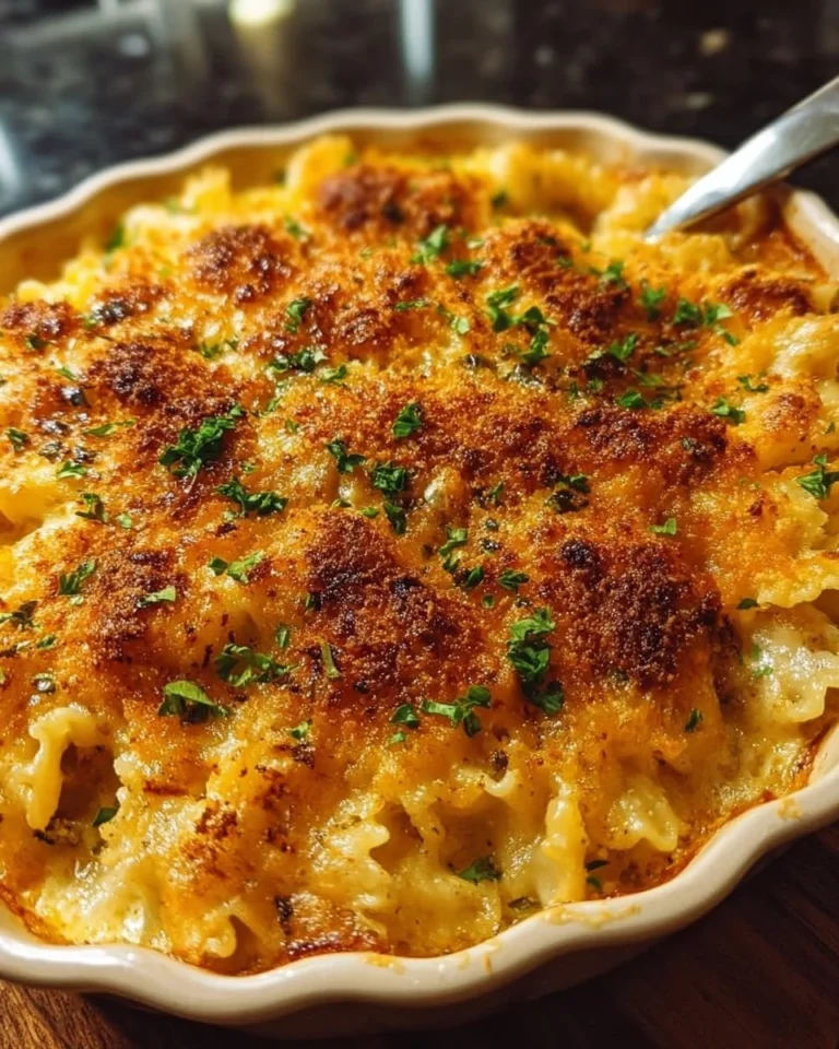 Dolly Parton's 5-Ingredient Casserole served in a colorful dish