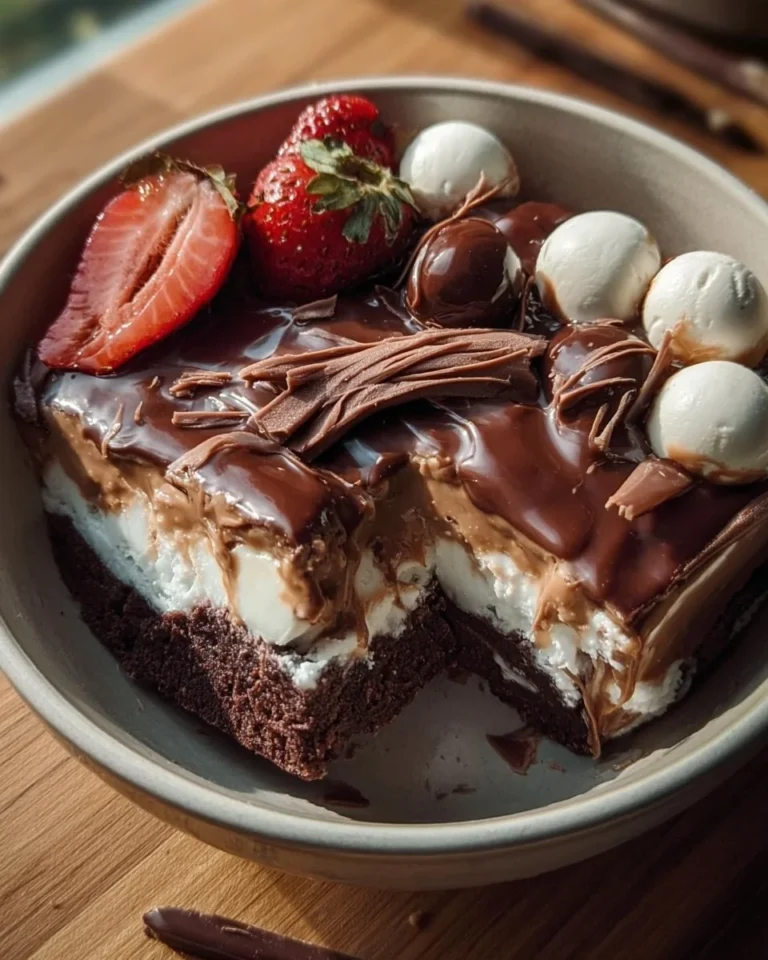 High Protein Kinder Pingui Bowl topped with yogurt and chocolate, nutritious and tasty.