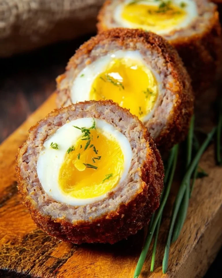 Delicious Keto Scotch Eggs, a low-carb snack perfect for keto diets.