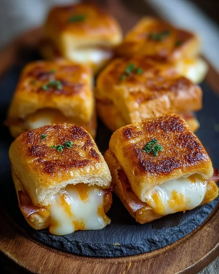Mini Grilled Cheese Hawaiian Rolls, a delicious twist on classic grilled cheese.