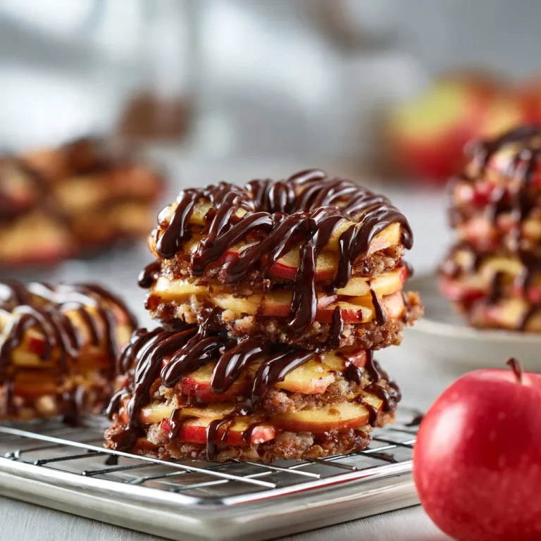 A plate of homemade Apple Samoas featuring caramelized apple slices and crispy coconut.
