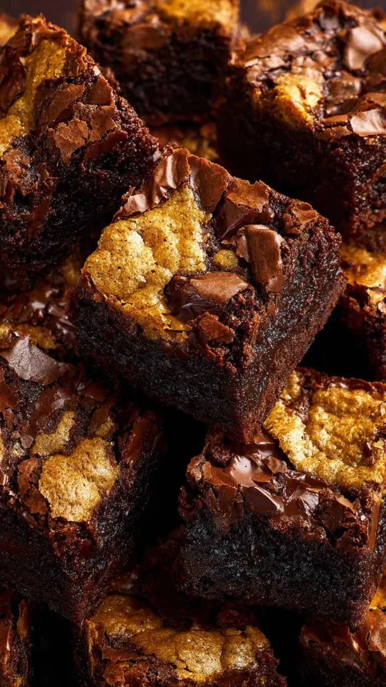 Brown butter brookies with a melty chocolate center and a cookie crust.