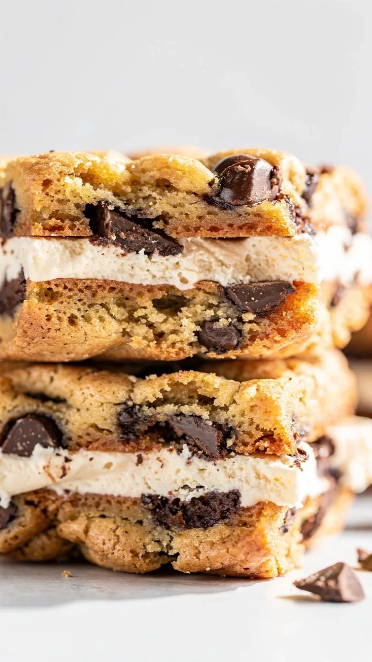 Delicious chocolate chip cheesecake bars with a creamy filling and chocolate chips