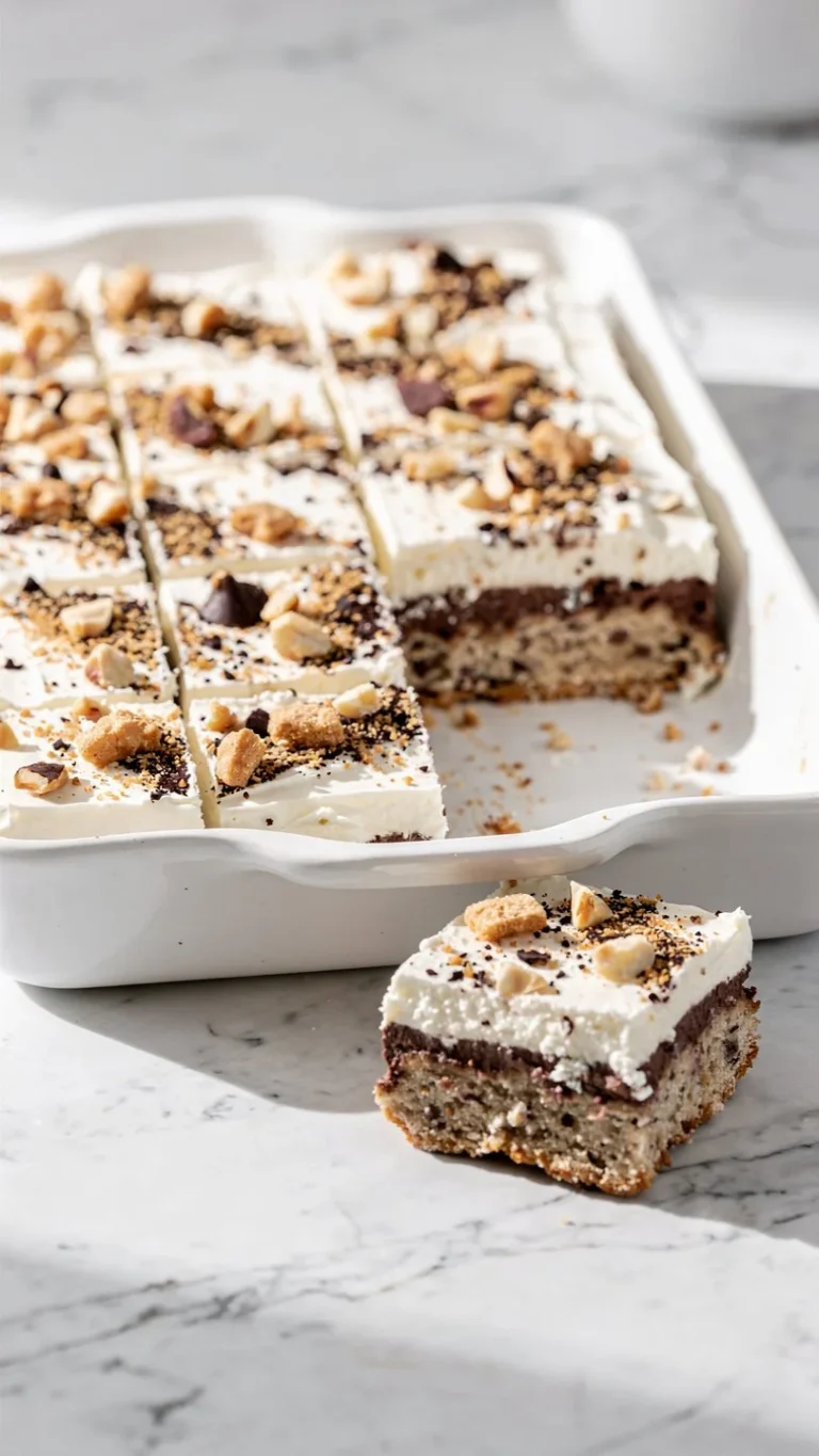 Delicious Classic Four Layer Delight dessert with rich layers and vibrant colors