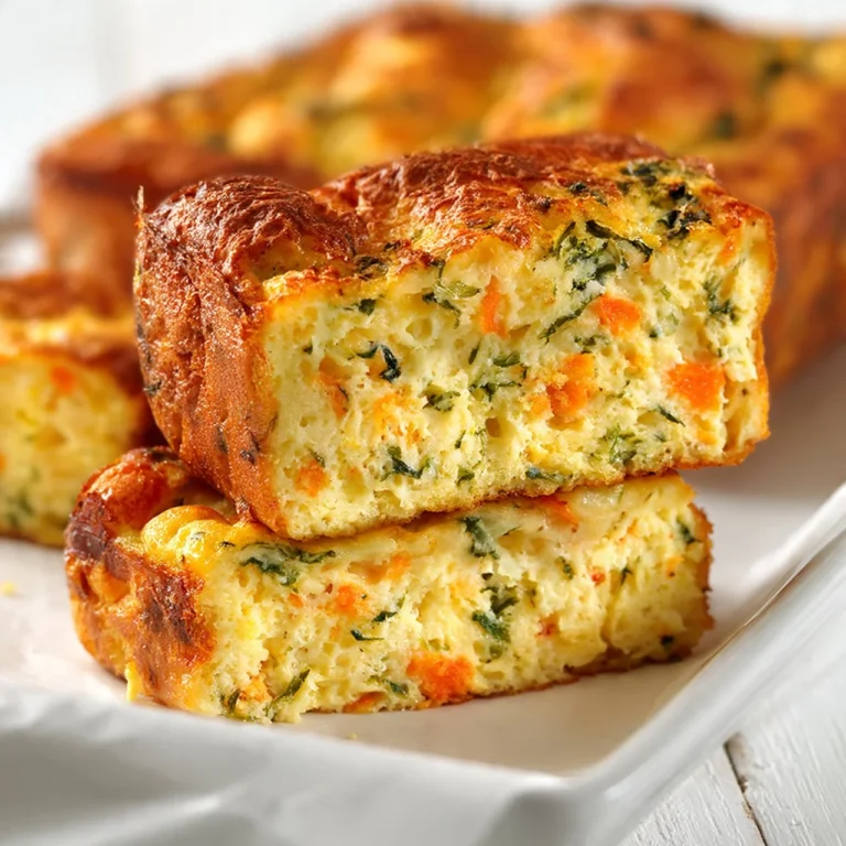 Easy Breakfast Egg Bake fresh out of the oven, ready to serve