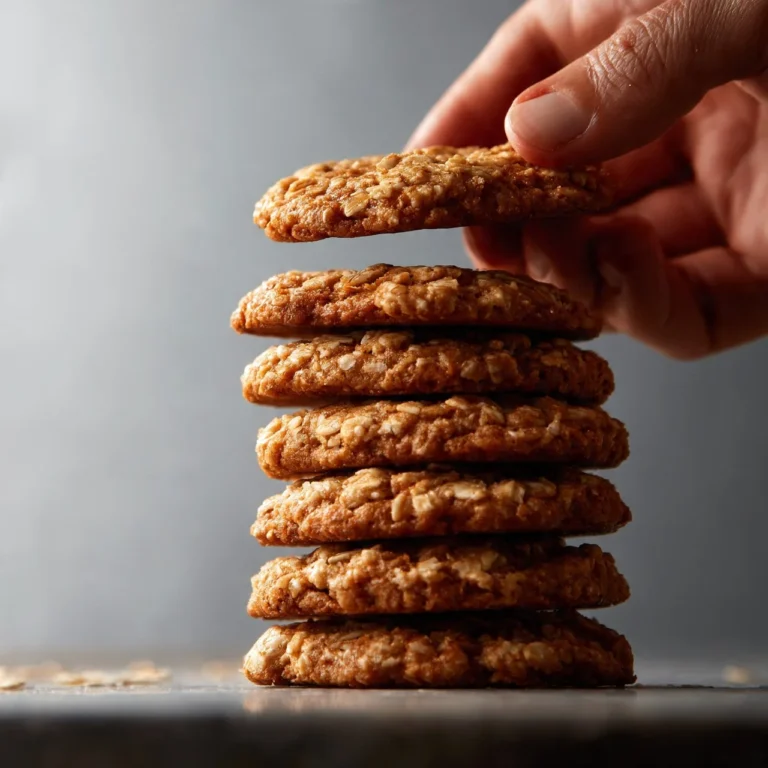 Delicious high-protein oatmeal cookies on a baking sheet