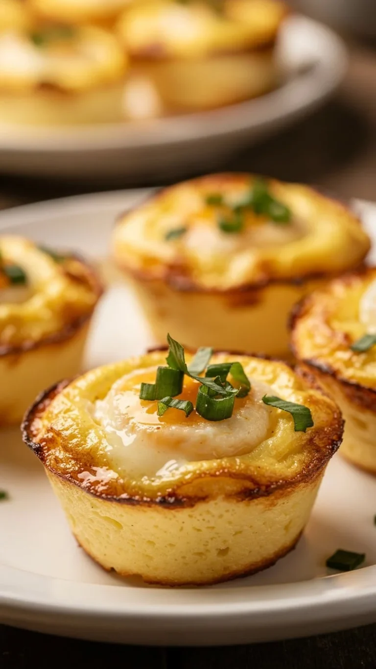 High-protein egg white bites served on a plate, ideal for a nutritious snack.