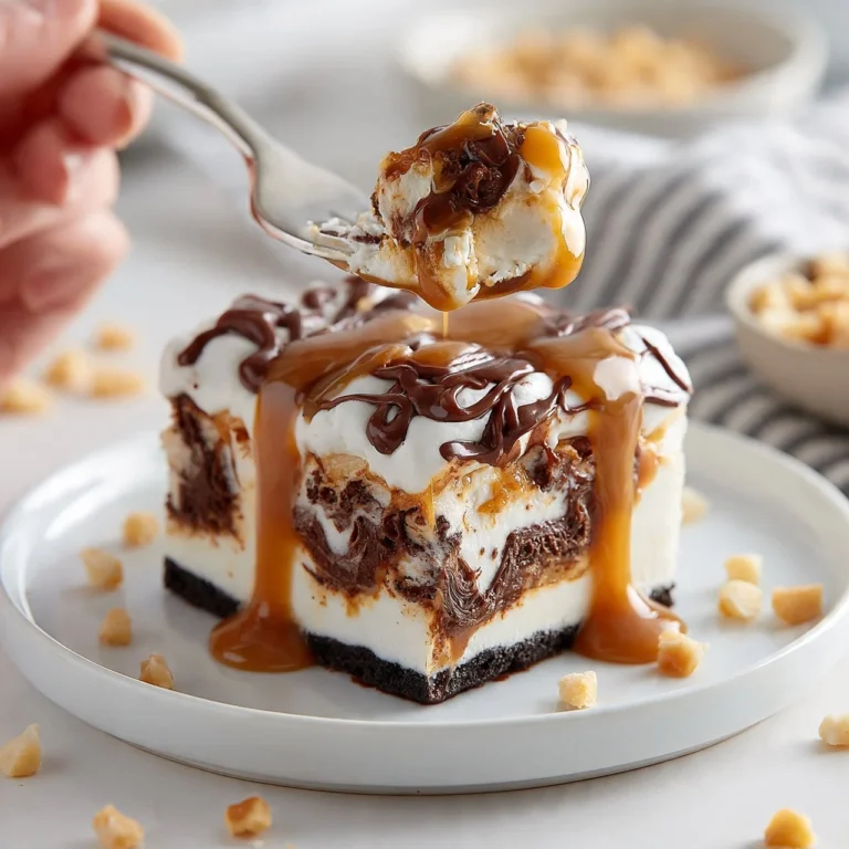 No-bake turtle bars topped with chocolate, caramel, and pecans