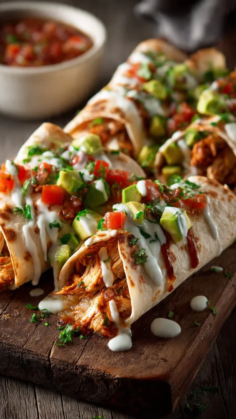 Smoky Chipotle Ranch Grilled Chicken Burrito ready to eat with fresh ingredients.