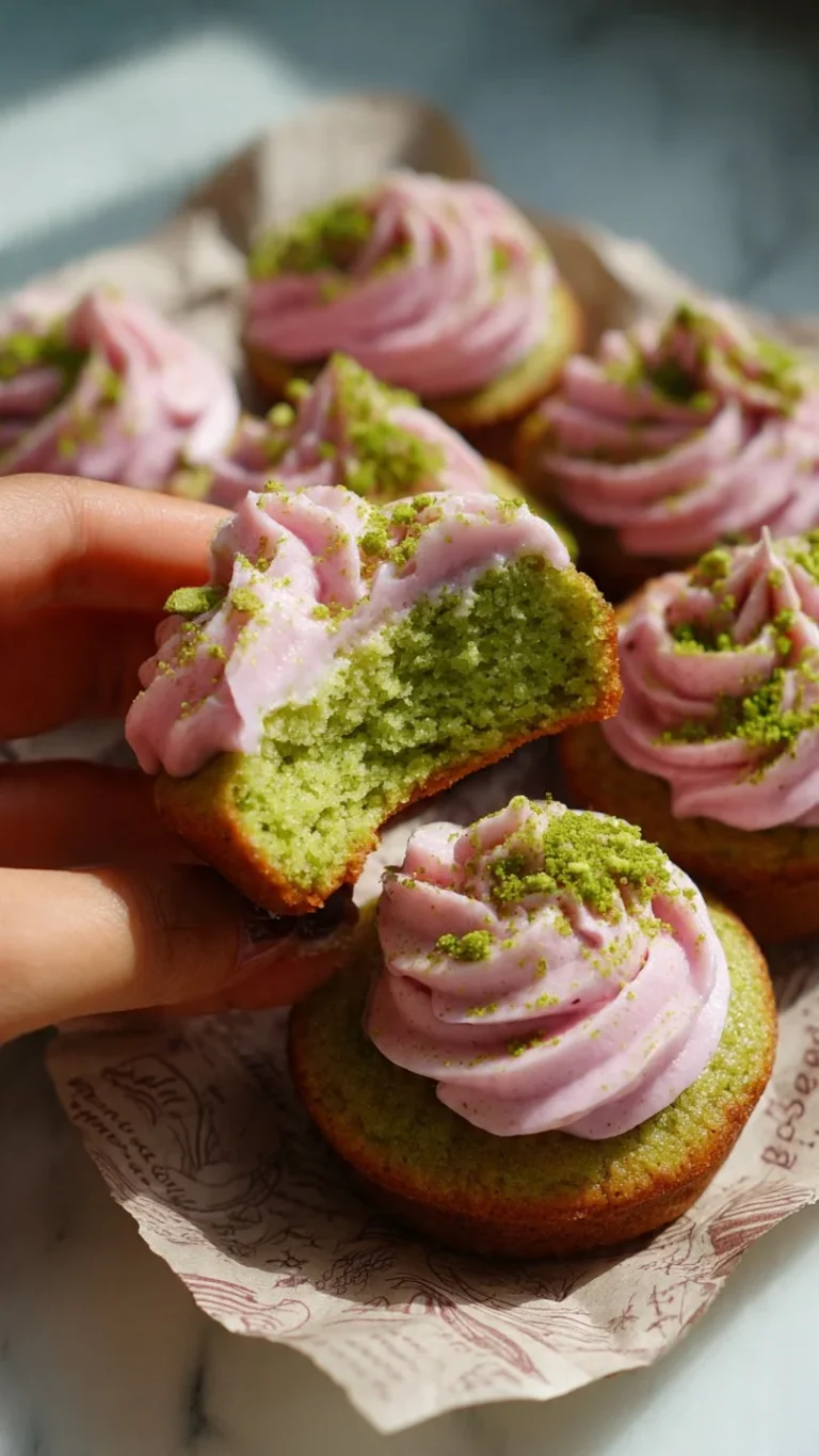 Freshly baked Strawberry Matcha Cookies with vibrant colors and textures.